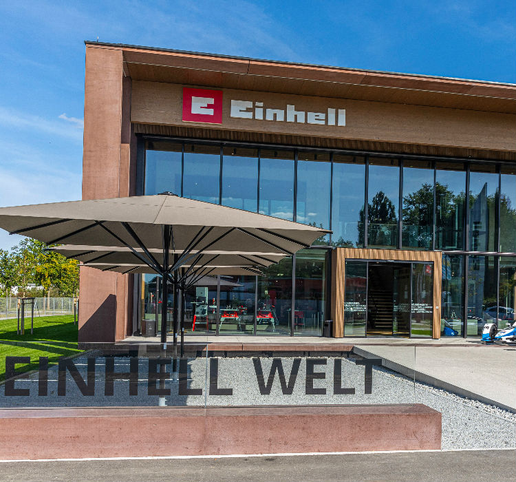 Exterior view of Einhell World.