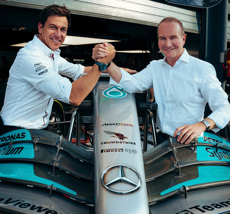 Partnership with Mercedes-AMG PETRONAS F1 Team.	